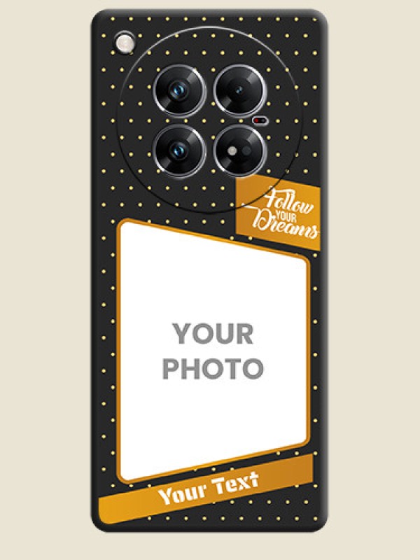 Custom Follow Your Dreams with White Dots On Space Black Custom Soft Matte Mobile Back Cover - Infinix Zero 40 5G - alternate view