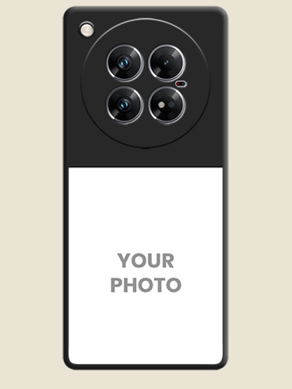 Custom Image Upload With Space Black Color On Custom Soft Matte Mobile Back Cover - Infinix Zero 40 5G - alternate view