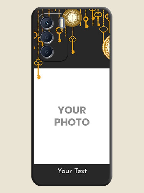 Custom Decorative Design with Text On Space Black Custom Soft Matte Mobile Back Cover - Infinix Zero 5G 2023 - alternate view