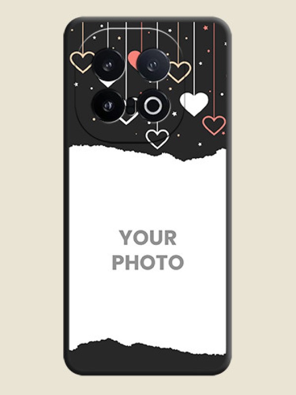 Custom Love Hangings with Splash Wave Picture On Space Black Custom Soft Matte Mobile Back Cover - iQOO 13 5G - alternate view