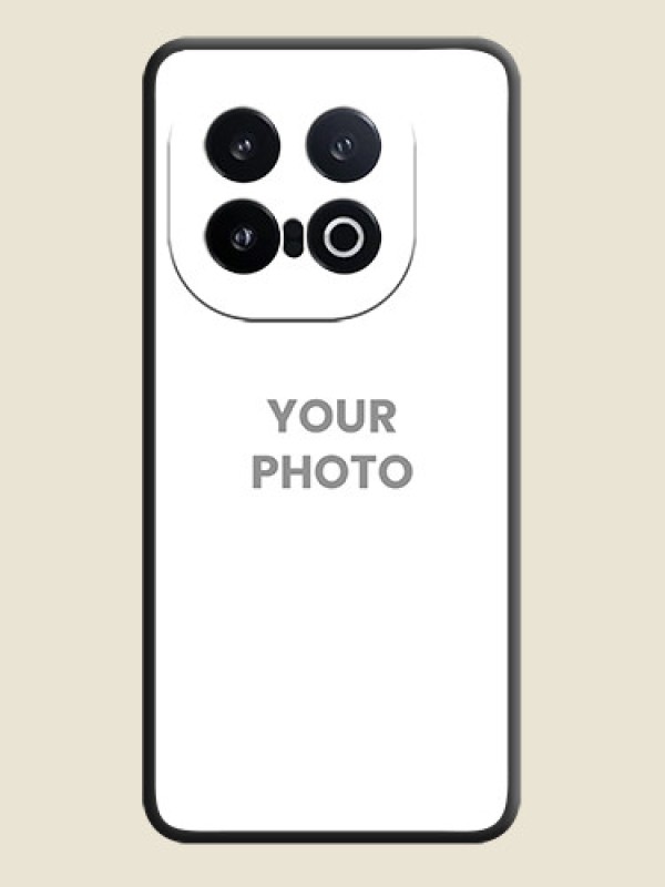 Custom Full Single Pic Upload On Space Black Custom Soft Matte Mobile Back Cover - iQOO 13 5G - alternate view