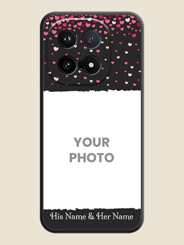 Custom Fall in Love with Your Partner on Photo On Space Black Custom Soft Matte Mobile Back Cover - iQOO 15 5G - alternate view