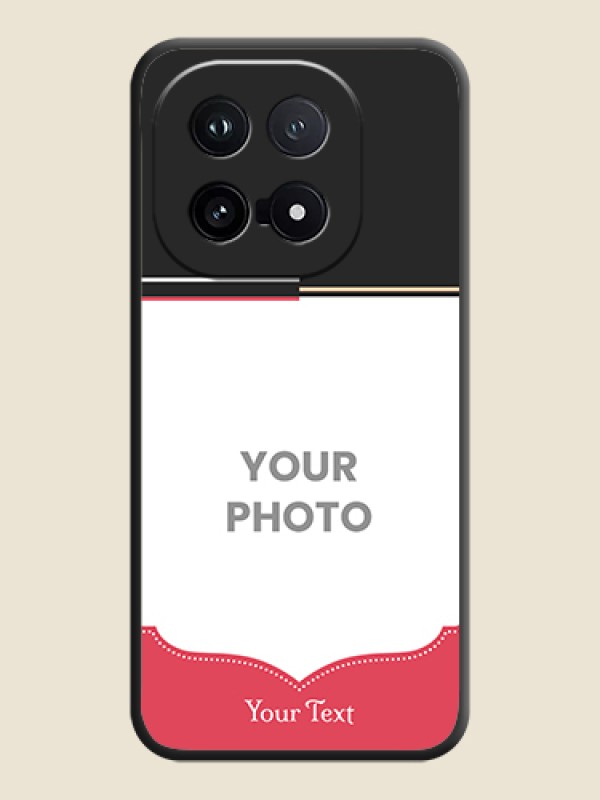 Custom Classic Plain Design with Name On Space Black Custom Soft Matte Mobile Back Cover - iQOO 15 5G - alternate view