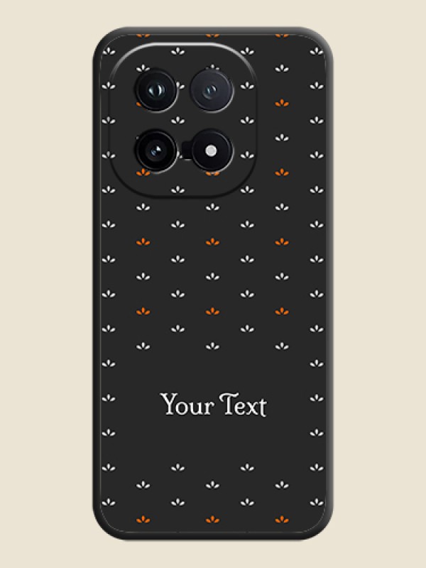 Custom Simple Pattern With Custom Text On Space Black Custom Soft Matte Mobile Back Cover - iQOO 15 5G - alternate view
