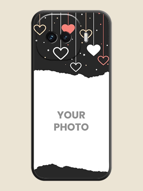 Custom Love Hangings with Splash Wave Picture On Space Black Custom Soft Matte Mobile Back Cover - iQOO 15R 5G - alternate view