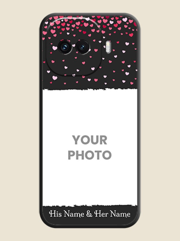 Custom Fall in Love with Your Partner on Photo On Space Black Custom Soft Matte Mobile Back Cover - iQOO 15R 5G - alternate view