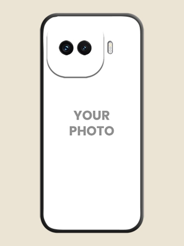 Custom Full Single Pic Upload On Space Black Custom Soft Matte Mobile Back Cover - iQOO 15R 5G - alternate view
