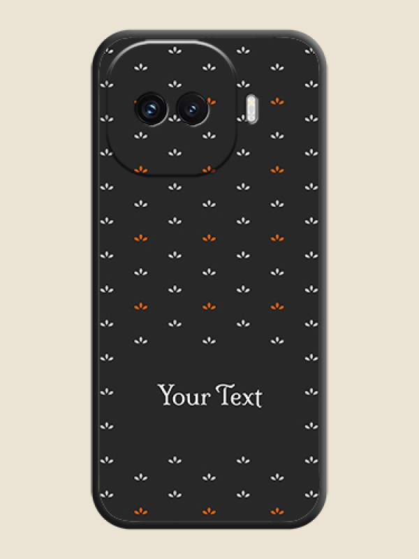 Custom Simple Pattern With Custom Text On Space Black Custom Soft Matte Mobile Back Cover - iQOO 15R 5G - alternate view