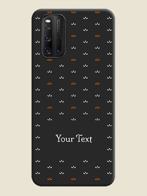 Custom Simple Pattern With Custom Text On Space Black Personalized Soft Matte Phone Covers -Iqoo 3 5G - alternate view
