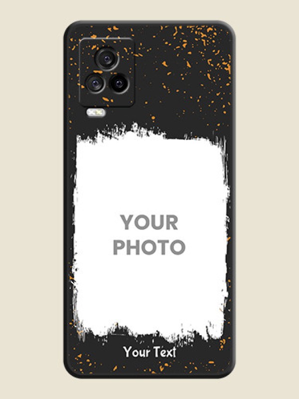 Custom Spray Free Design on Photo on Space Black Soft Matte Phone Cover - iQOO 7 Legend - alternate view