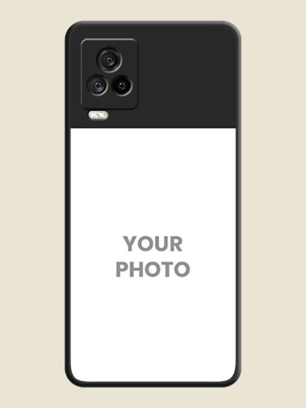 Custom Image Upload With Space Black Color On Custom Soft Matte Mobile Back Cover - Iqoo 7 Legend 5G - alternate view