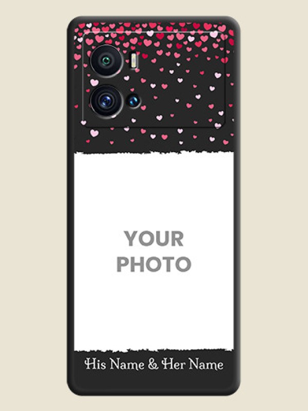 Custom Fall in Love with Your Partner  on Photo on Space Black Soft Matte Phone Cover - iQOO 9 Pro 5G - alternate view