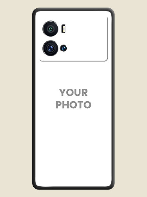 Custom Full Single Pic Upload On Space Black Personalized Soft Matte Phone Covers -Iqoo 9 Pro 5G - alternate view