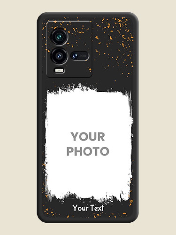 Custom Spray Free Design on Photo on Space Black Soft Matte Phone Cover - iQOO 9T 5G - alternate view