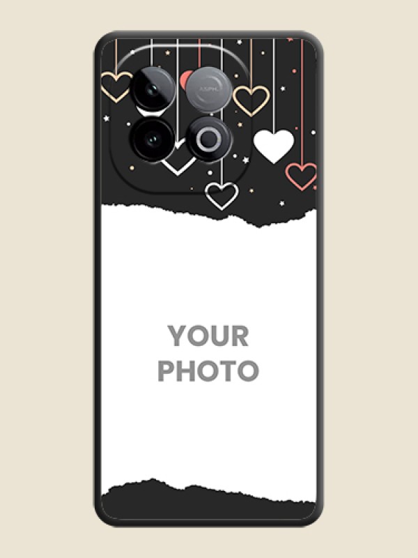 Custom Love Hangings with Splash Wave Picture On Space Black Custom Soft Matte Mobile Back Cover - iQOO Neo 10 5G - alternate view