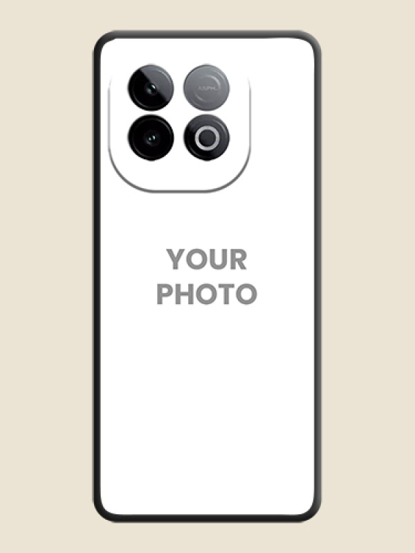 Custom Full Single Pic Upload On Space Black Custom Soft Matte Mobile Back Cover - iQOO Neo 10 5G - alternate view