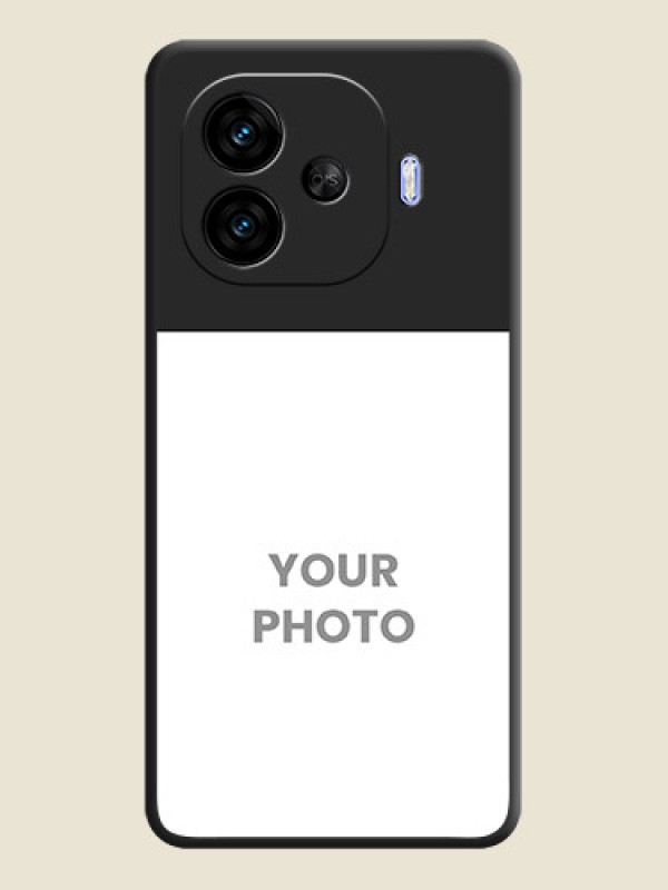 Custom Image Upload With Space Black Color On Custom Soft Matte Mobile Back Cover - Iqoo Neo 10R 5G - alternate view