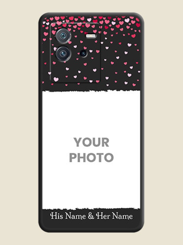 Custom Fall in Love with Your Partner  on Photo on Space Black Soft Matte Phone Cover - iQOO Neo 6 5G - alternate view