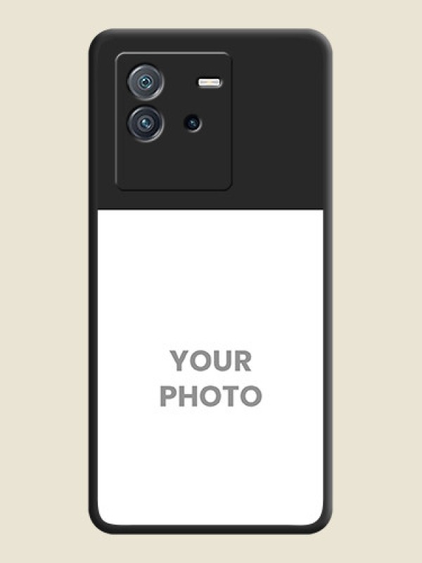 Custom Image Upload With Space Black Color On Custom Soft Matte Mobile Back Cover - Iqoo Neo 6 5G - alternate view