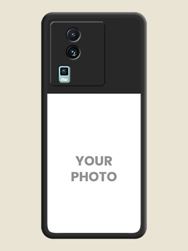 Custom Image Upload With Space Black Color On Custom Soft Matte Mobile Back Cover - Iqoo Neo 7 5G - alternate view