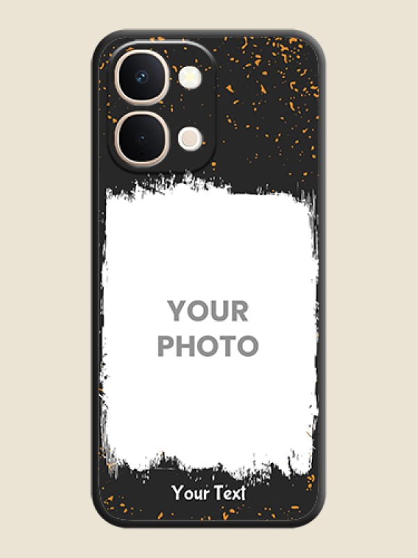 Custom Spray Free Design on Photo On Space Black Custom Soft Matte Mobile Back Cover - iQOO Z11X 5G - alternate view