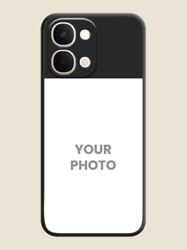 Custom Image Upload With Space Black Color On Custom Soft Matte Mobile Back Cover - iQOO Z11X 5G - alternate view