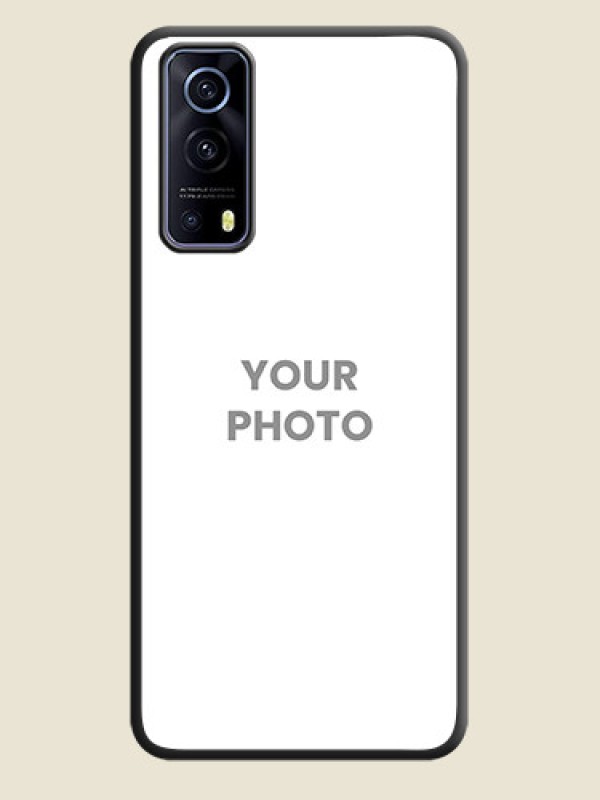 Custom Full Single Pic Upload On Space Black Personalized Soft Matte Phone Covers -Iqoo Z3 5G - alternate view