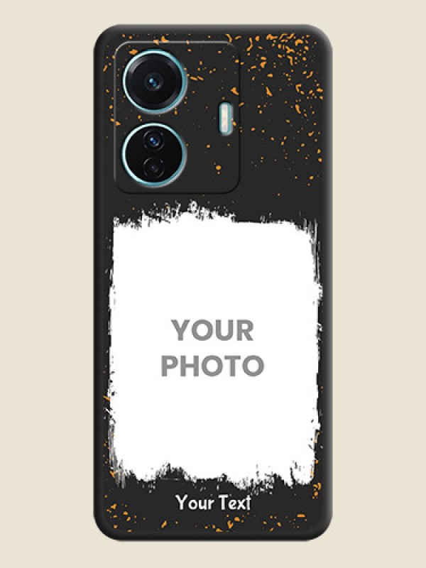 Custom Spray Free Design on Photo on Space Black Soft Matte Phone Cover - iQOO Z6 Pro 5G - alternate view