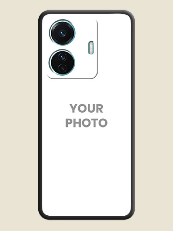 Custom Full Single Pic Upload On Space Black Personalized Soft Matte Phone Covers -Iqoo Z6 Pro 5G - alternate view