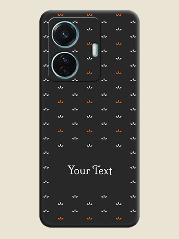 Custom Simple Pattern With Custom Text On Space Black Personalized Soft Matte Phone Covers -Iqoo Z6 Pro 5G - alternate view