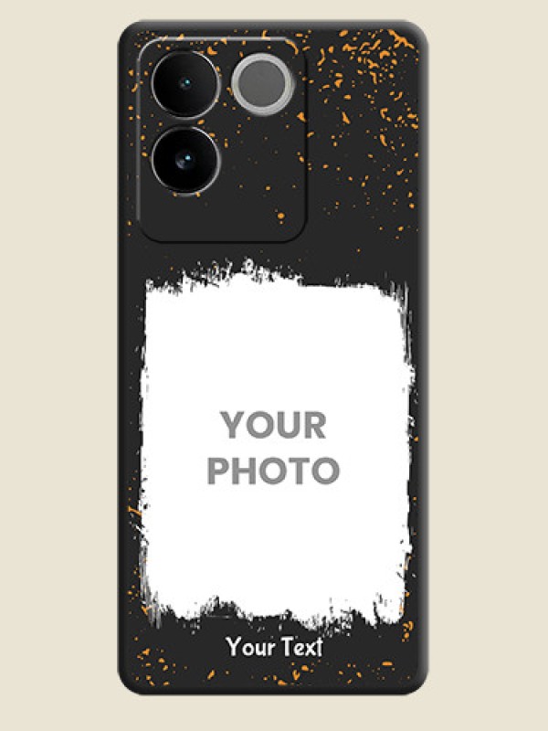 Custom Spray Free Design - Photo on Space Black Soft Matte Phone Cover - iQOO Z7 Pro 5G - alternate view