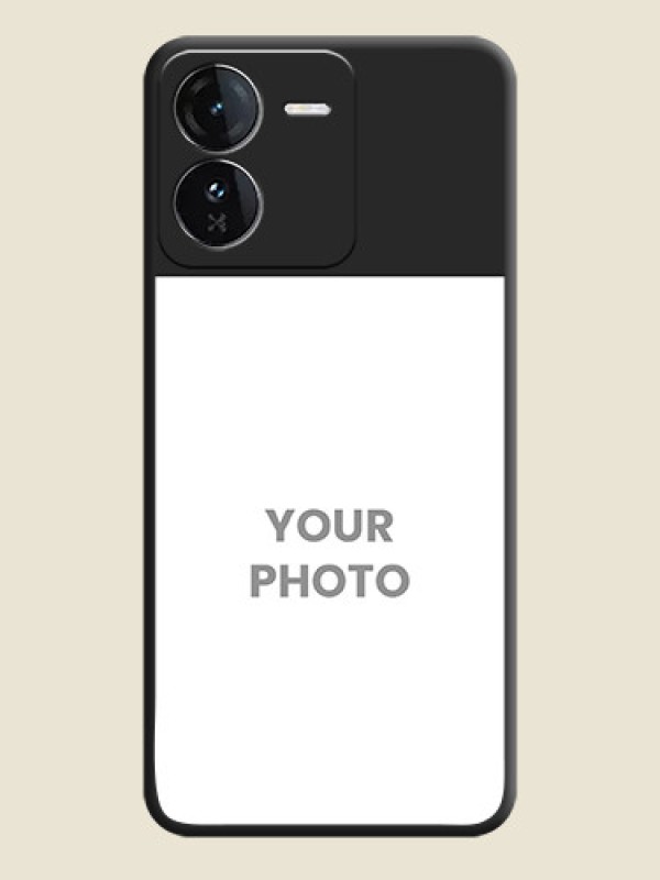 Custom Image Upload With Space Black Color On Custom Soft Matte Mobile Back Cover - Iqoo Z9 5G - alternate view