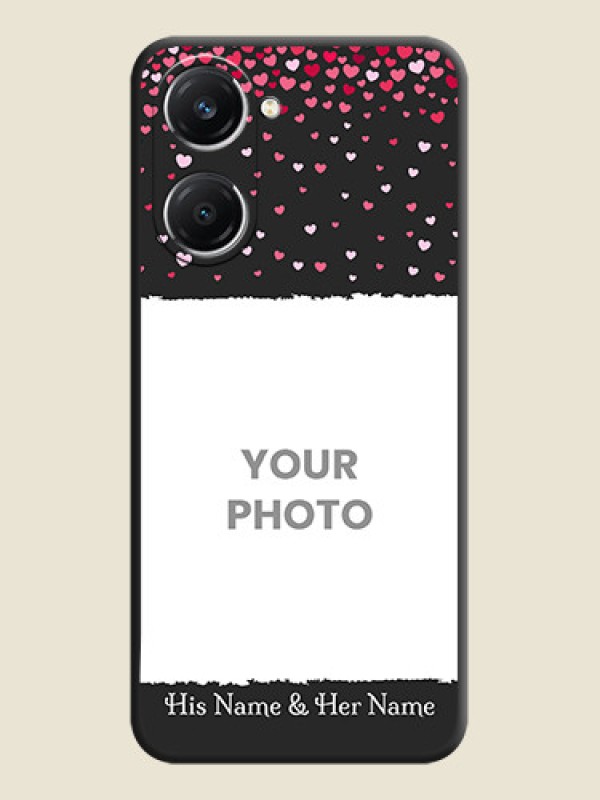 Custom Fall in Love with Your Partner on Photo On Space Black Custom Soft Matte Mobile Back Cover - iQOO Z9 Lite 5G - alternate view