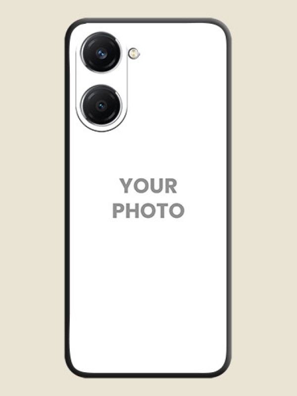 Custom Full Single Pic Upload On Space Black Custom Soft Matte Mobile Back Cover - iQOO Z9 Lite 5G - alternate view