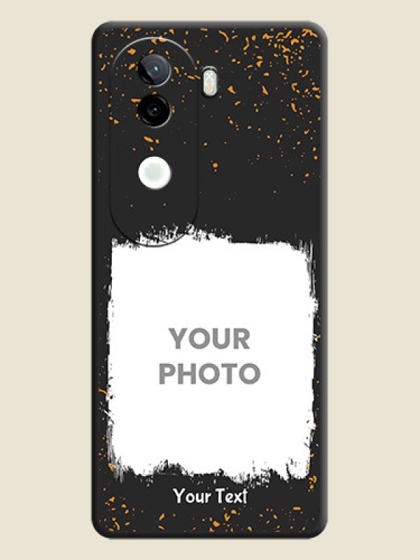 Custom Spray Free Design on Photo On Space Black Custom Soft Matte Mobile Back Cover - iQOO Z9s 5G - alternate view
