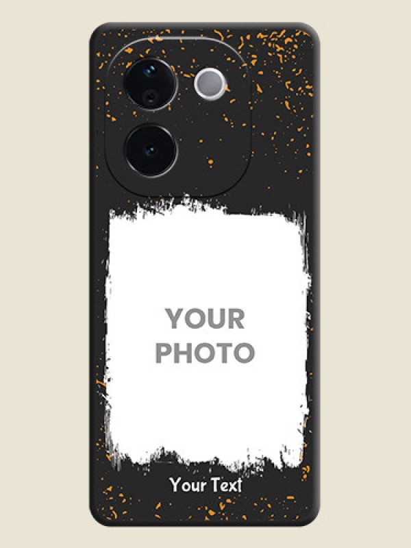 Custom Spray Free Design on Photo On Space Black Custom Soft Matte Mobile Back Cover - iQOO Z9s Pro 5G - alternate view