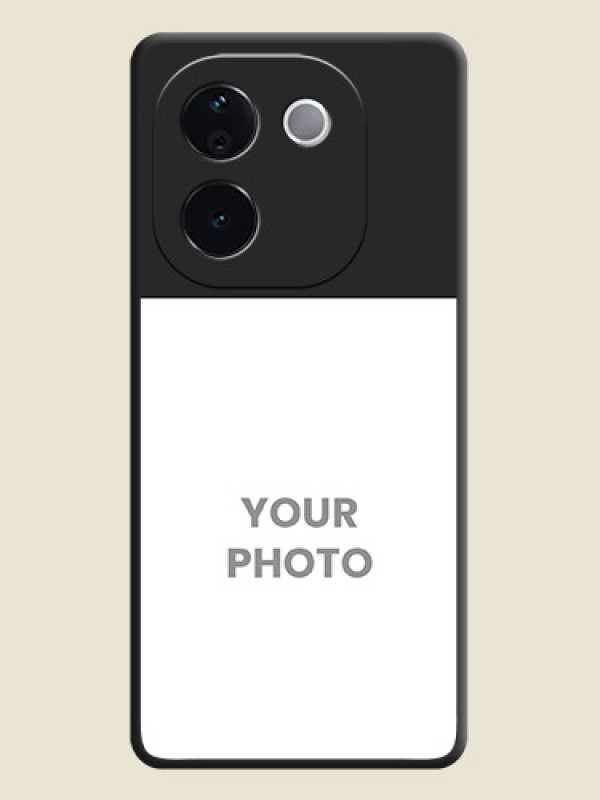 Custom Image Upload With Space Black Color On Custom Soft Matte Mobile Back Cover - Iqoo Z9S Pro 5G - alternate view