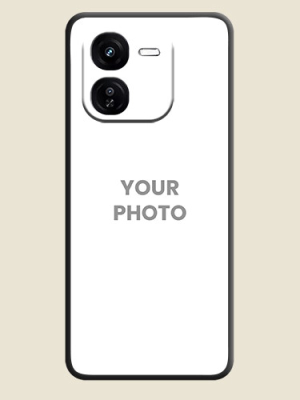 Custom Full Single Pic Upload On Space Black Custom Soft Matte Mobile Back Cover - iQOO Z9X 5G - alternate view