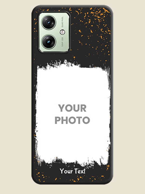 Custom Spray Free Design - Photo on Space Black Soft Matte Phone Cover - Motorola G64 5G - alternate view