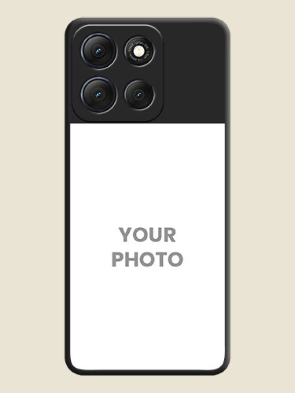 Custom Image Upload With Space Black Color On Custom Soft Matte Mobile Back Cover - Motorola G86 Power 5G - alternate view