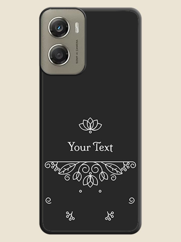 Custom Lotus Garden Custom Text On Space Black Custom Soft Matte Mobile Back Cover - Motorola Moto G06 Power - alternate view