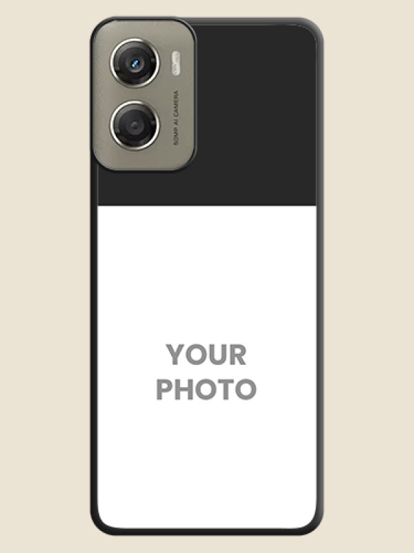 Custom Image Upload With Space Black Color On Custom Soft Matte Mobile Back Cover - Motorola Moto G06 Power - alternate view