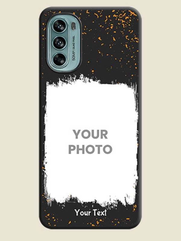 Custom Spray Free Design on Photo on Space Black Soft Matte Phone Cover - Moto G62 - alternate view