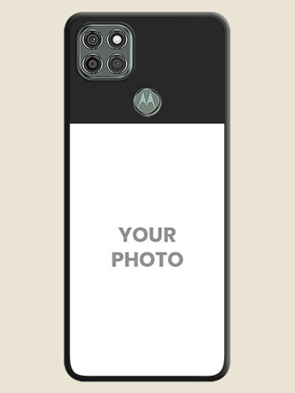 Custom Image Upload With Space Black Color On Custom Soft Matte Mobile Back Cover - Motorola Moto G9 Power - alternate view