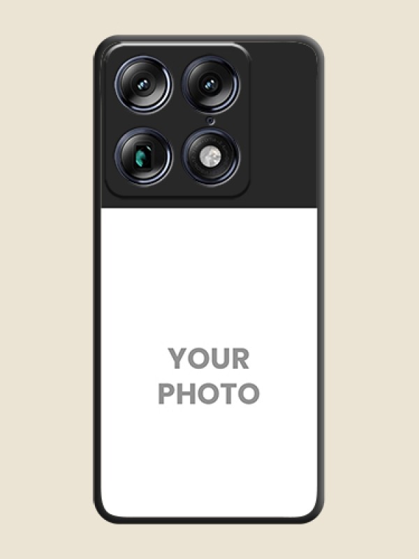 Custom Image Upload With Space Black Color On Custom Soft Matte Mobile Back Cover - Motorola Signature 5G - alternate view