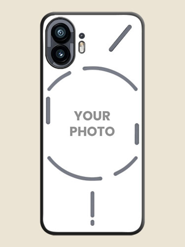 Custom Full Single Pic Upload On Space Black Personalized Soft Matte Phone Covers - Nothing Phone 2 - alternate view