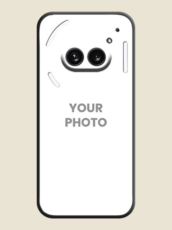 Custom Full Single Pic Upload On Space Black Personalized Soft Matte Phone Covers - Nothing Phone 2A 5G - alternate view