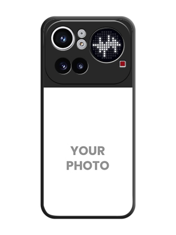 Custom Image Upload With Space Black Color On Custom Soft Matte Mobile Back Cover - Nothing Phone 4A Pro 5G - alternate view