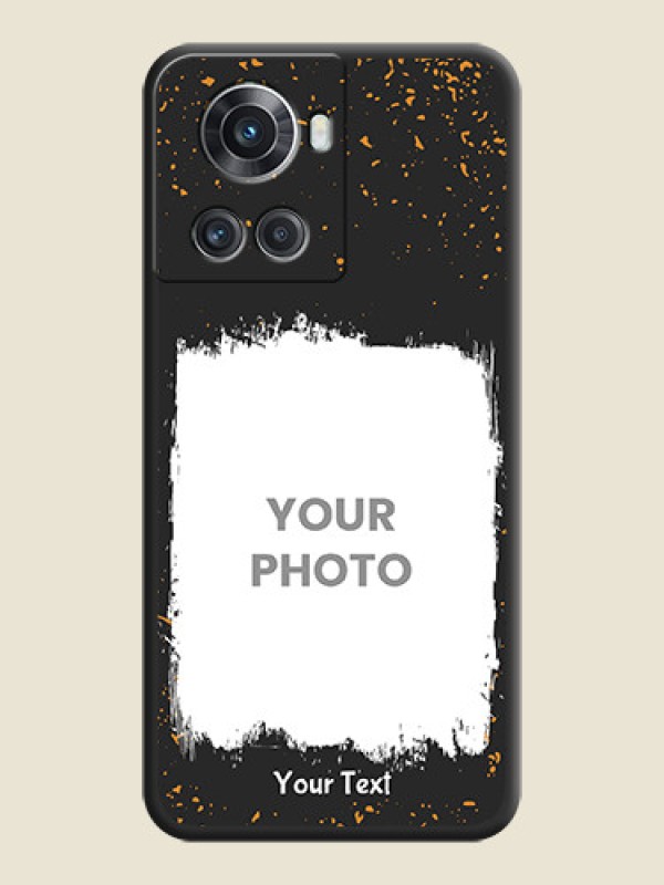 Custom Spray Free Design on Photo on Space Black Soft Matte Phone Cover - OnePlus 10R 5G - alternate view