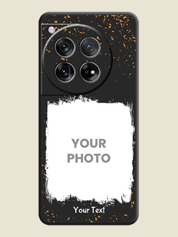 Custom Spray Free Design on Photo On Space Black Custom Soft Matte Mobile Back Cover - OnePlus 12 5G - alternate view